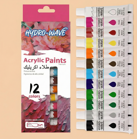12 מילויי צבעי מים פסטל