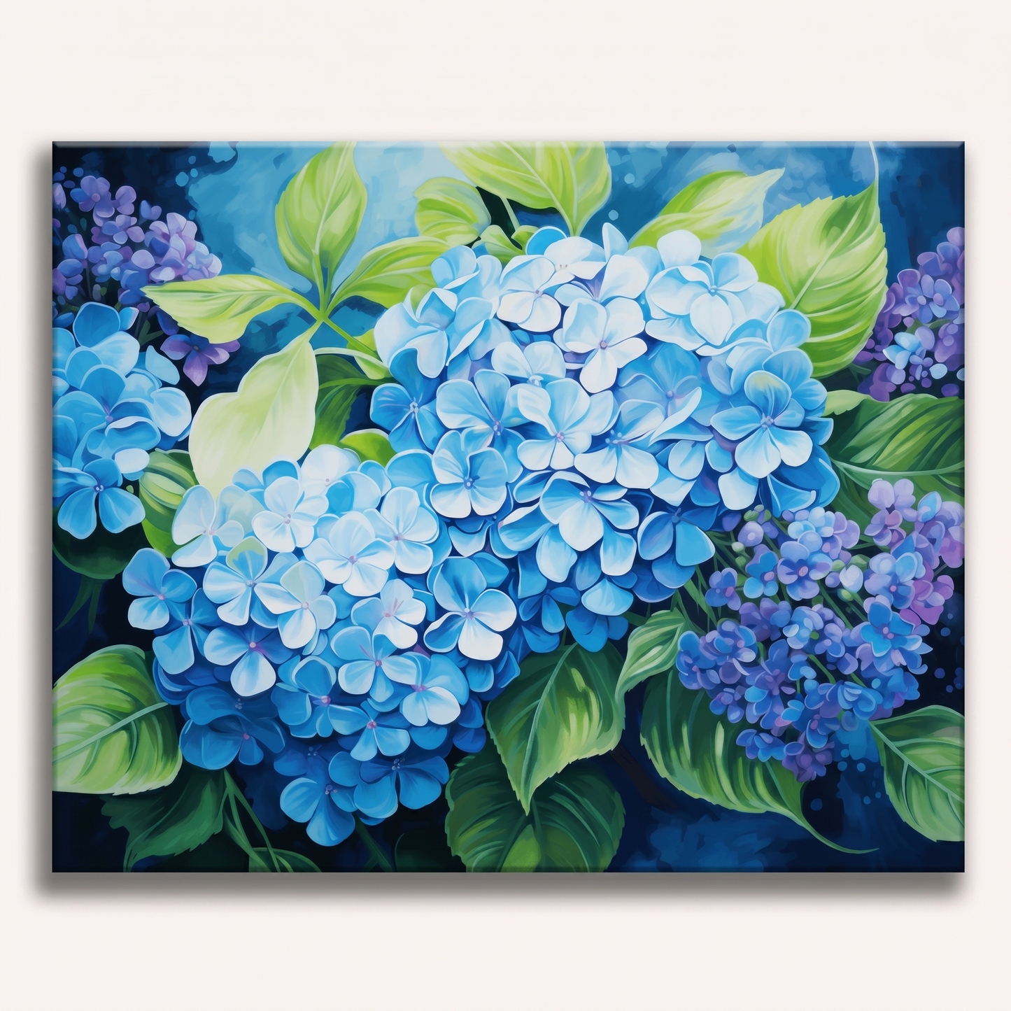 פרחים כחולים